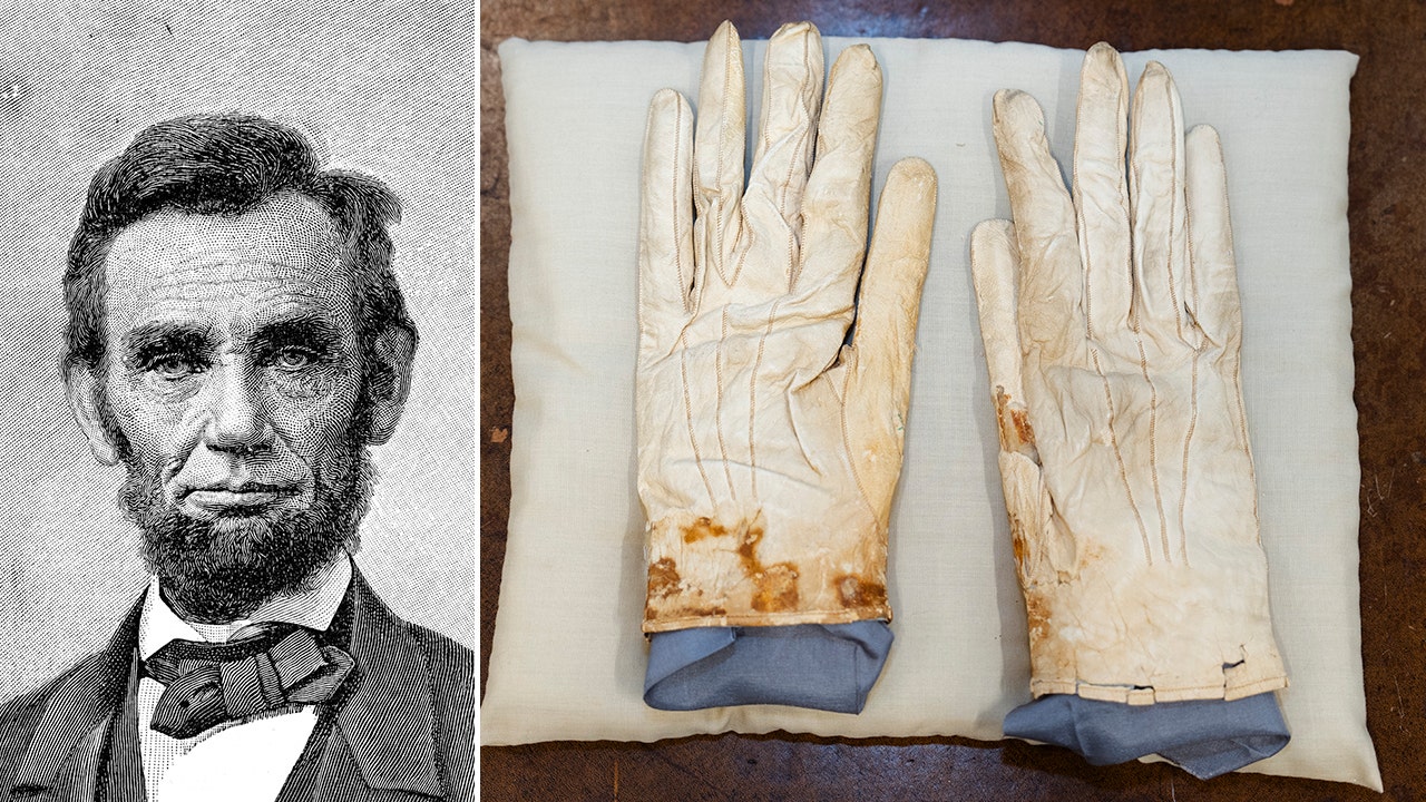 Abraham Lincoln's possessions sell for millions as bloodstained gloves top auction