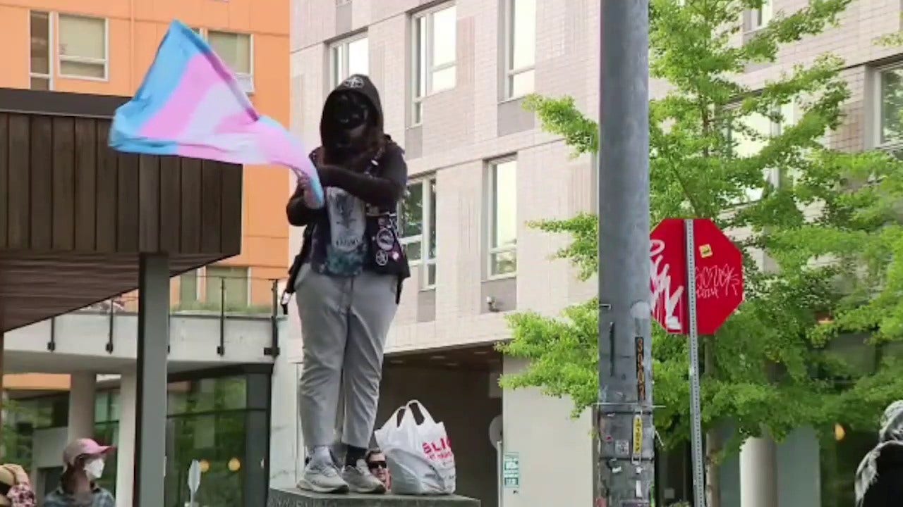 Riley Gaines says ‘human feces’ thrown by protesters of TPUSA at Washington