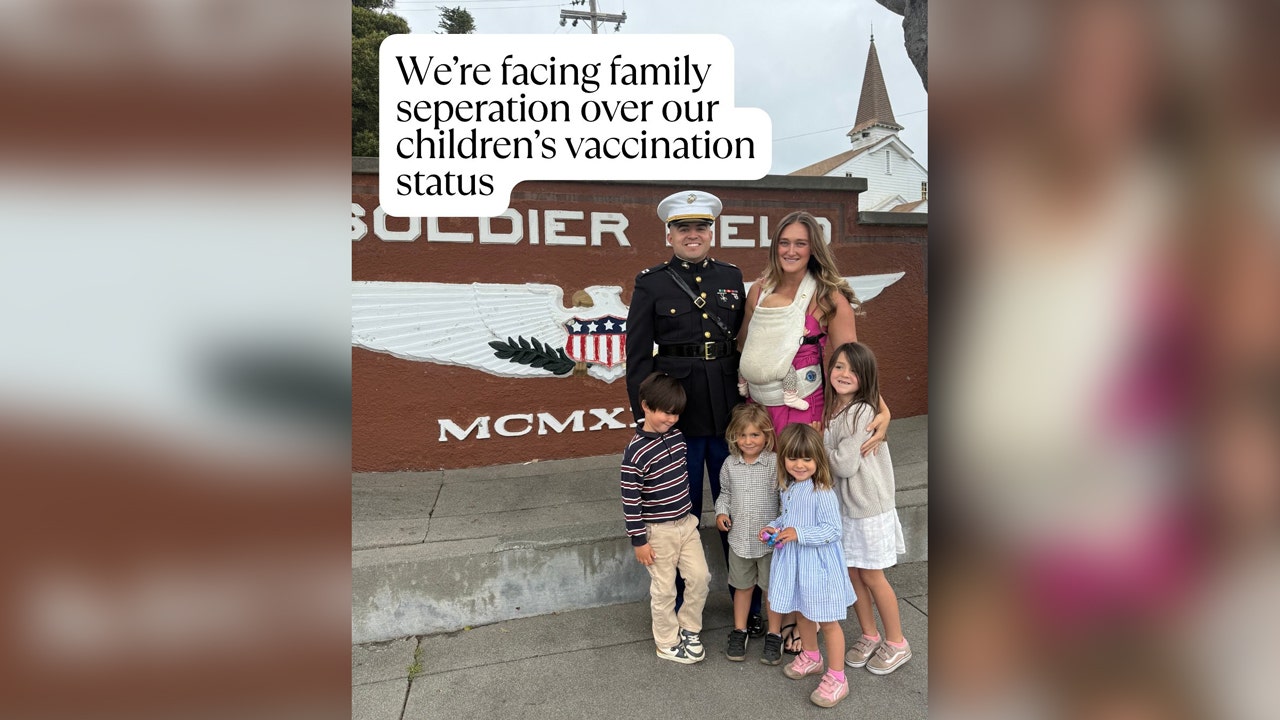 Military spouse and mom of 5 fights back as vaccine dispute blocks family’s permanent change of station