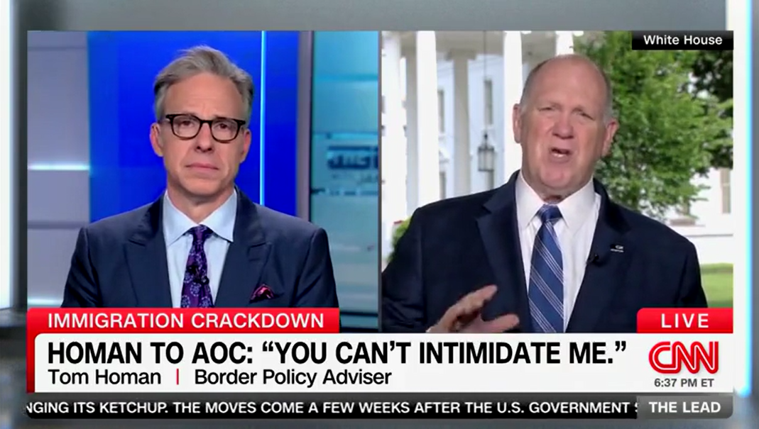 Border czar Homan shrugs off Ocasio-Cortez’s ICE arrest warning, tells her ‘you can’t intimidate me’