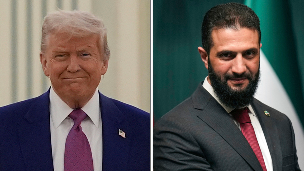 Trump meets with Syria's interim president after pledging to lift sanctions on war-torn country
