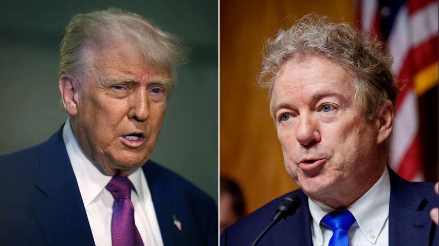 Trump warns Rand Paul voting against tax bill plays into Democrats’ hands