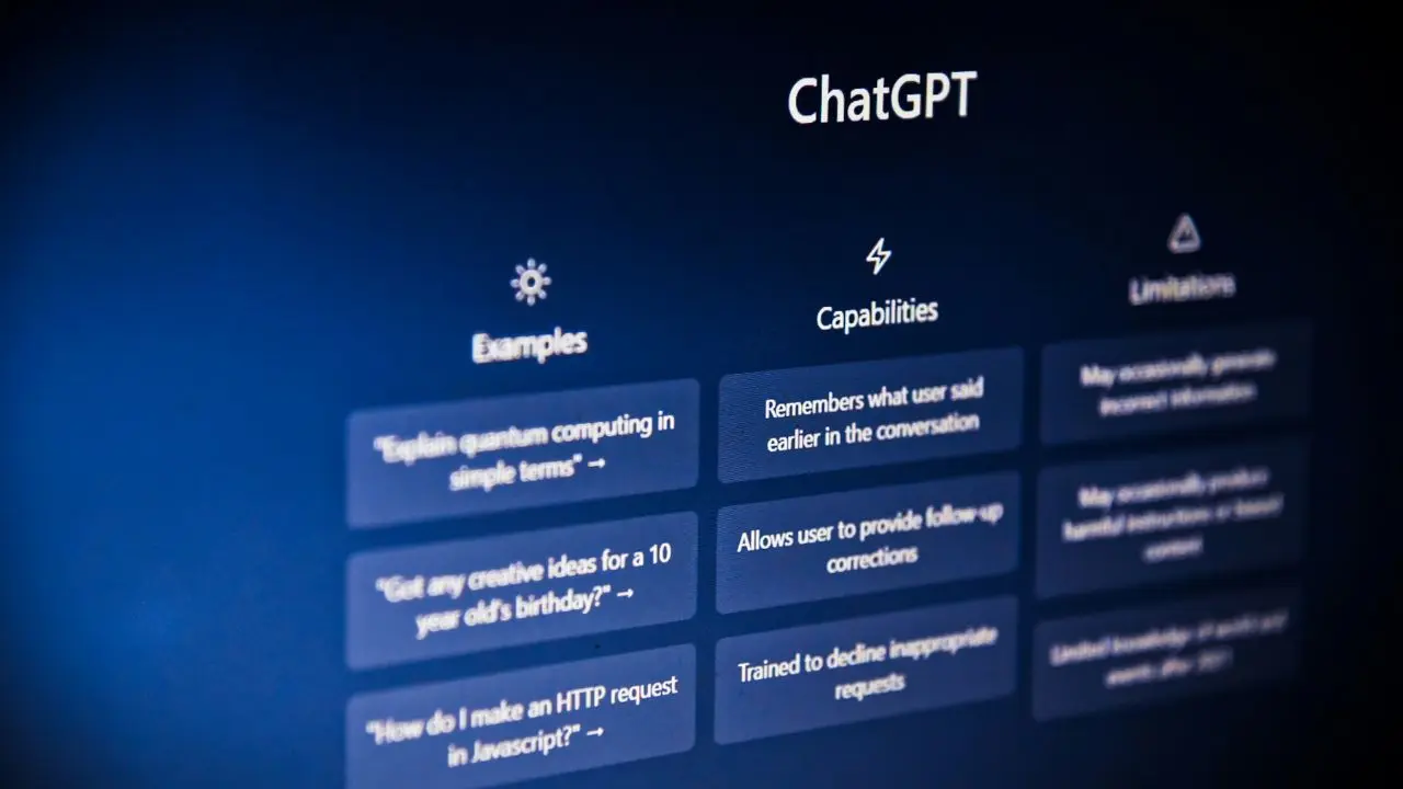 ChatGPT on a computer. (Kurt 