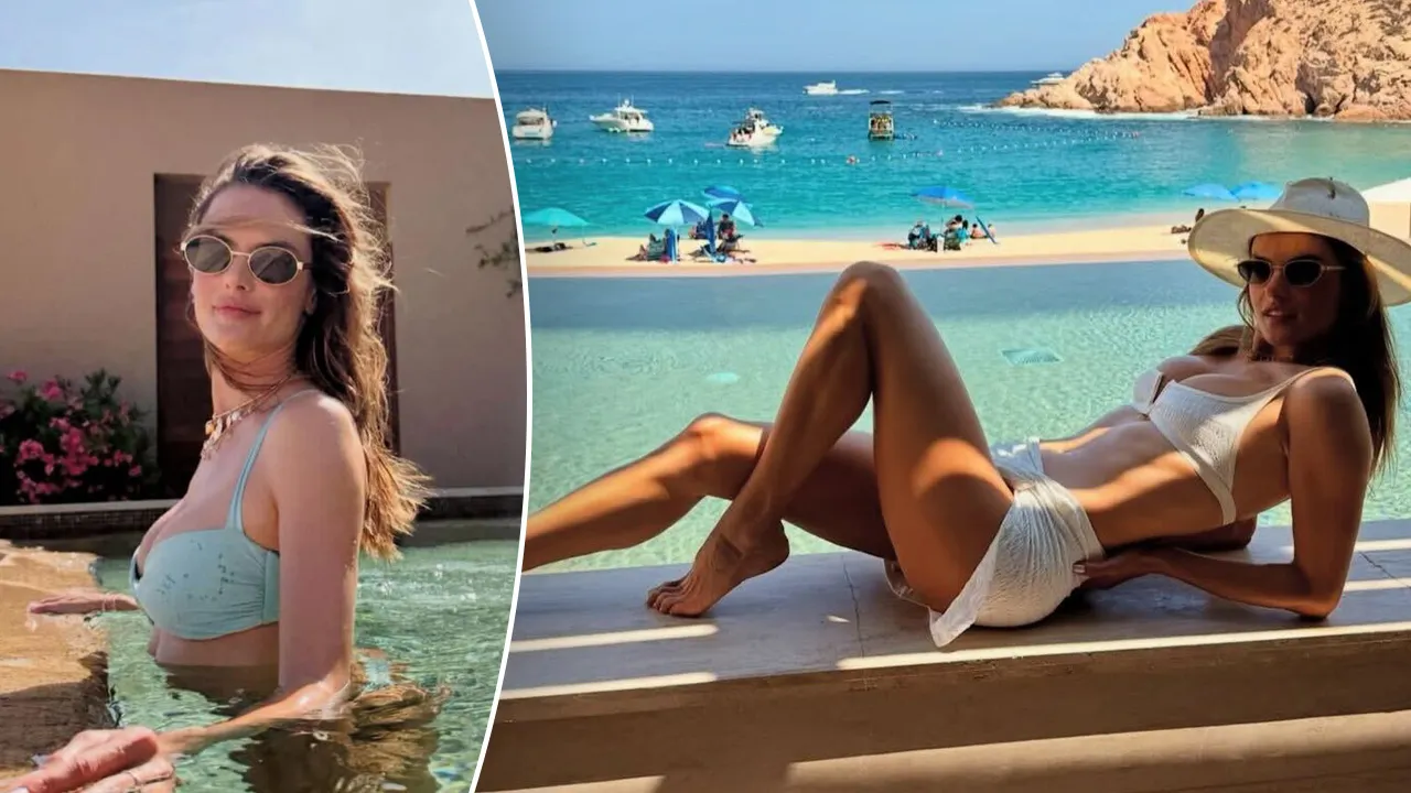 Alessandra Ambrosio shared a number of racy photos from her recent vacation. (Alessandra Ambrosio/Instagram)