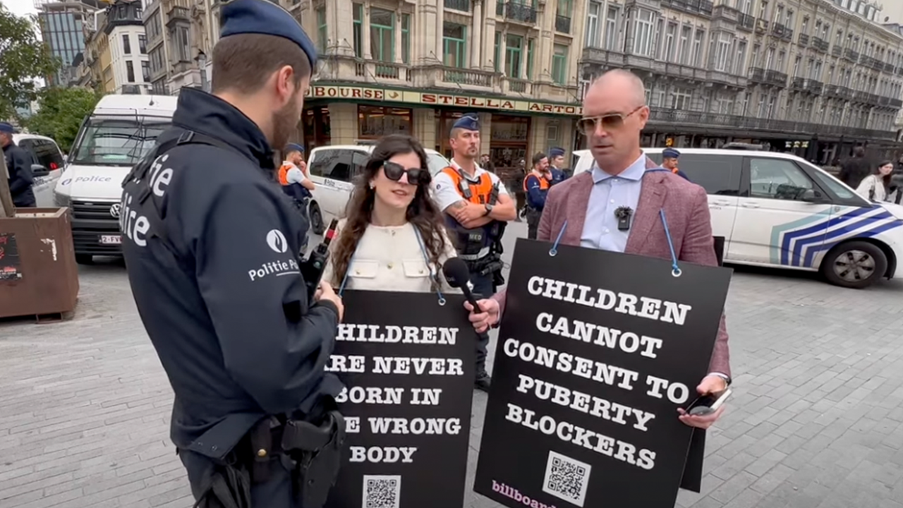 'Billboard Chris' sounds off after arrest in 'most woke city' for opposing transgender treatments for kids