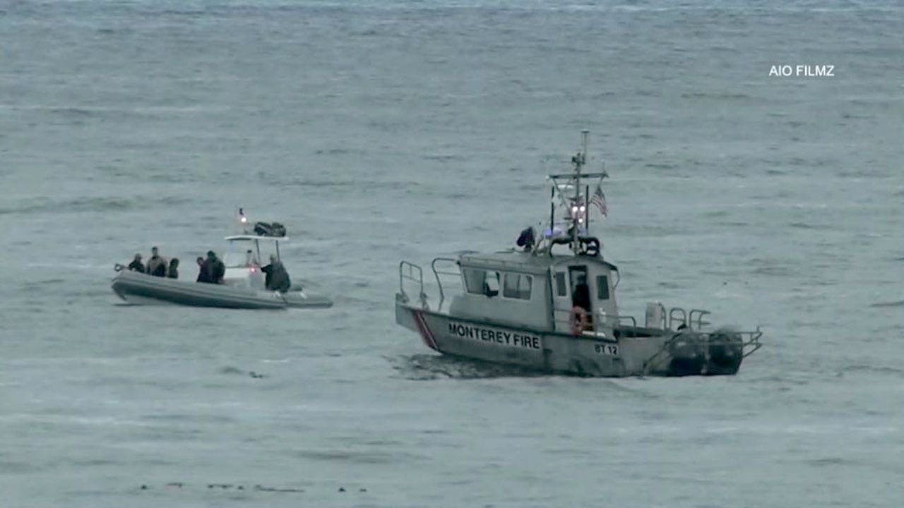 Three killed in small plane crash off California coast near Monterey