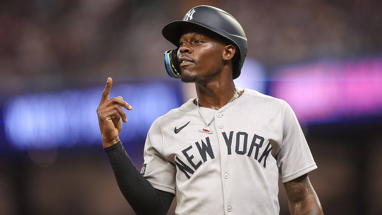 Yankees’ Jazz Chisholm Jr gets into shouting match with Braves’ third base coach