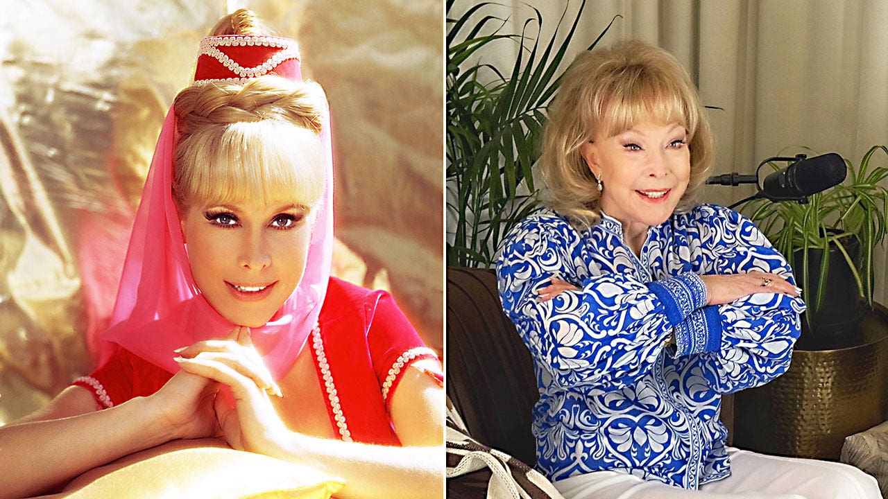 ‘I Dream of Jeannie’ star Barbara Eden recreates iconic genie pose at 94