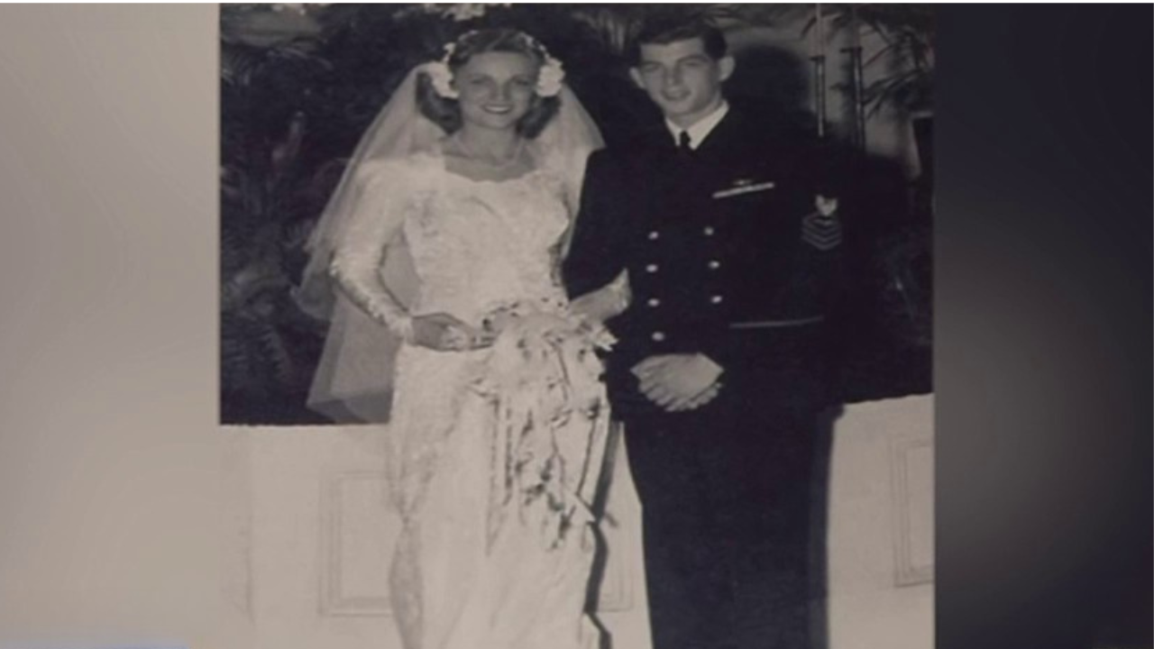 A ‘double joy’: Navy veteran couple marks 80th wedding anniversary on V-J Day
