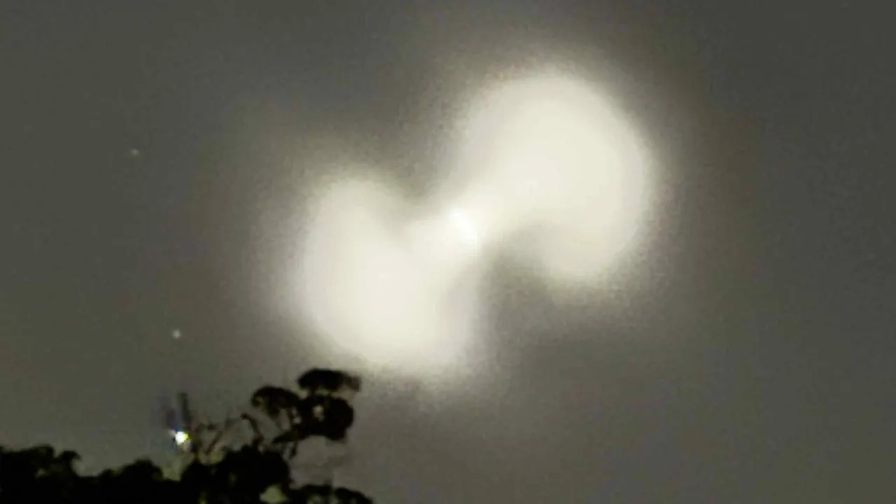 UFO mania grips small town after mysterious glowing object sighting goes viral
