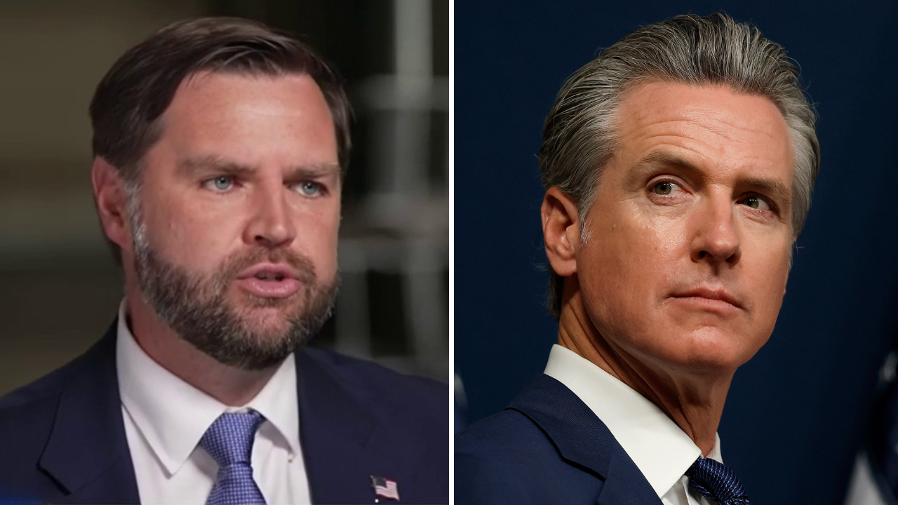 Vance accuses Newsom of being a ‘cheap imitation’ of Trump