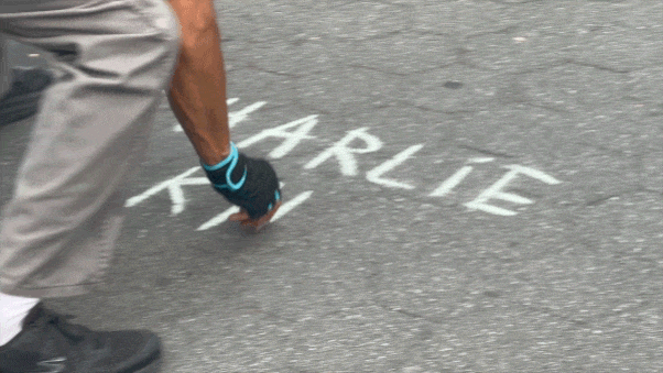 Street artist draws outrage, praise with ‘Charlie Kirk spots’ after TPUSA founder’s assassination