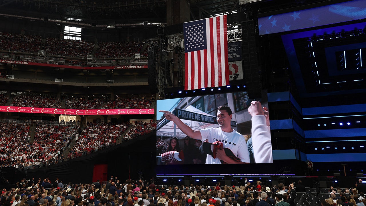 Tributes flood X as Charlie Kirk memorial draws packed crowd at stadium