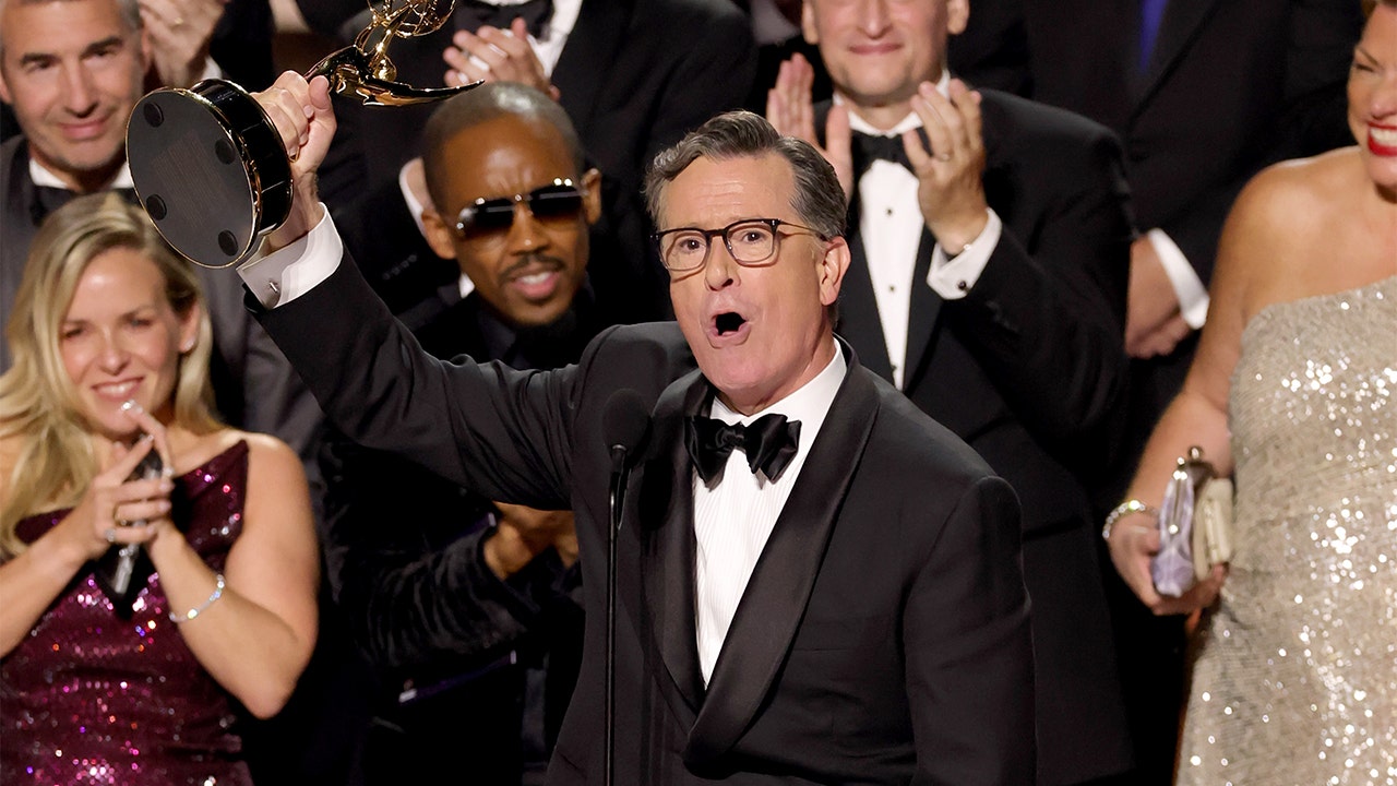 Stephen Colbert wins an Emmy Canceling in, says he never loved the America over