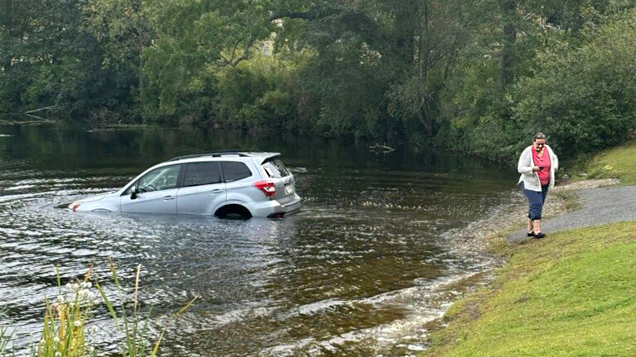 Woman’s car sinks in lake as she protests ICE arrests in Massachusetts