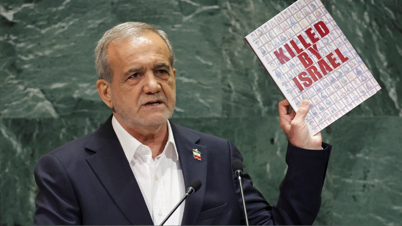 Iranian president tore into US, Israel during UNGA speech. (Jeenah Moon/Reuters)