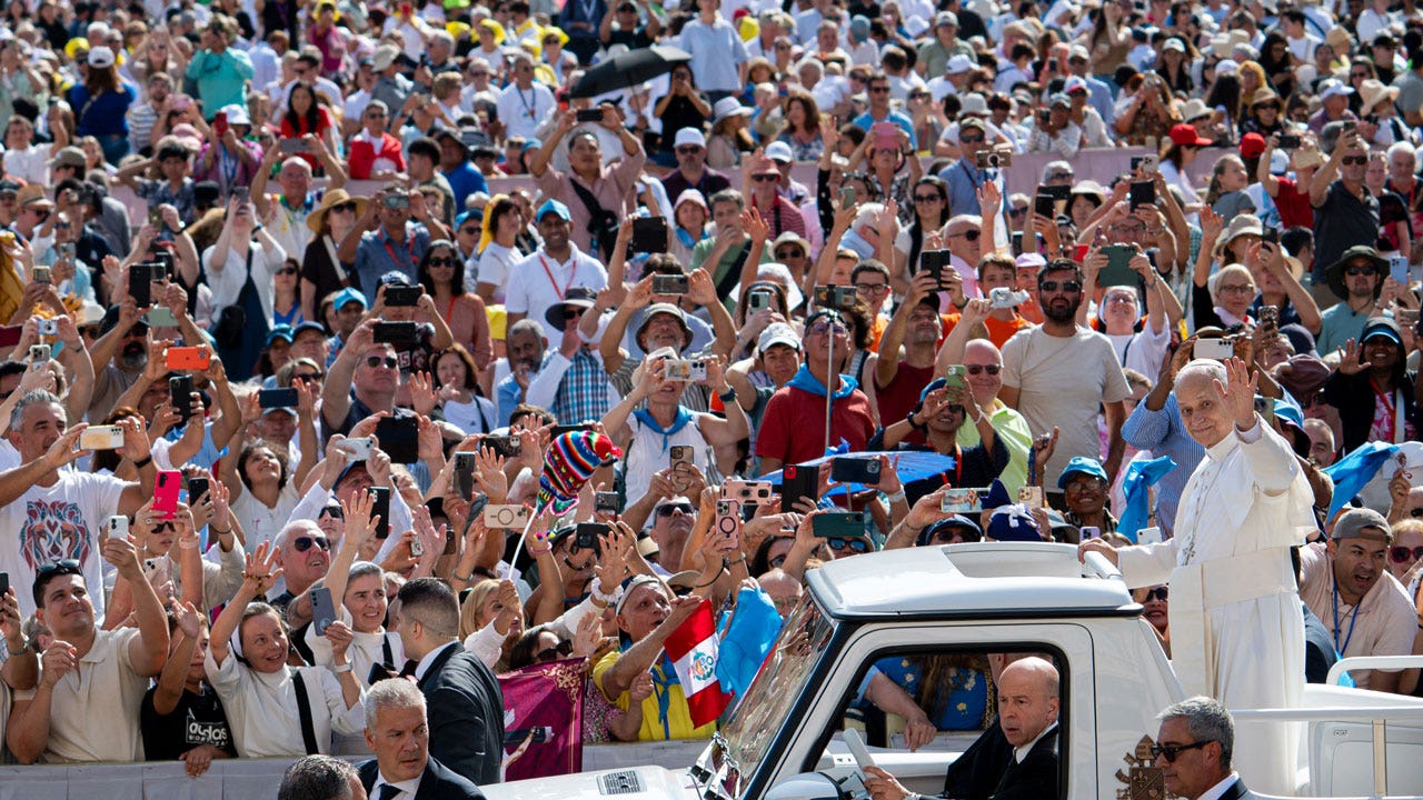 Pope Leo XIV to canonize two modern saints this weekend as faithful flock to Rome