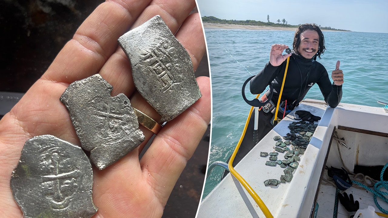 Gold and silver coins worth roughly $1 million were recently recovered from a historic 1715 Spanish shipwreck off Florida's Treasure Coast. (1715 Fleet - Queens Jewels, LLC)