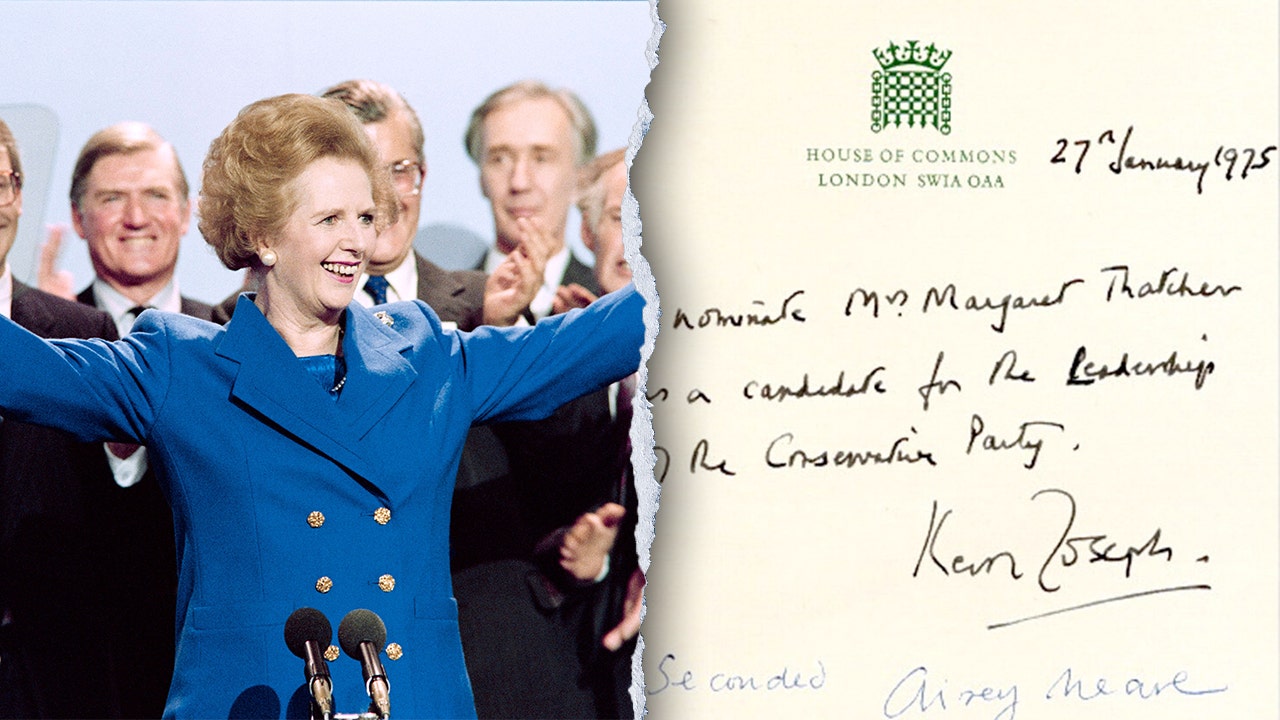 Margaret Thatcher Dwedzer found in garage sale heads for 5k