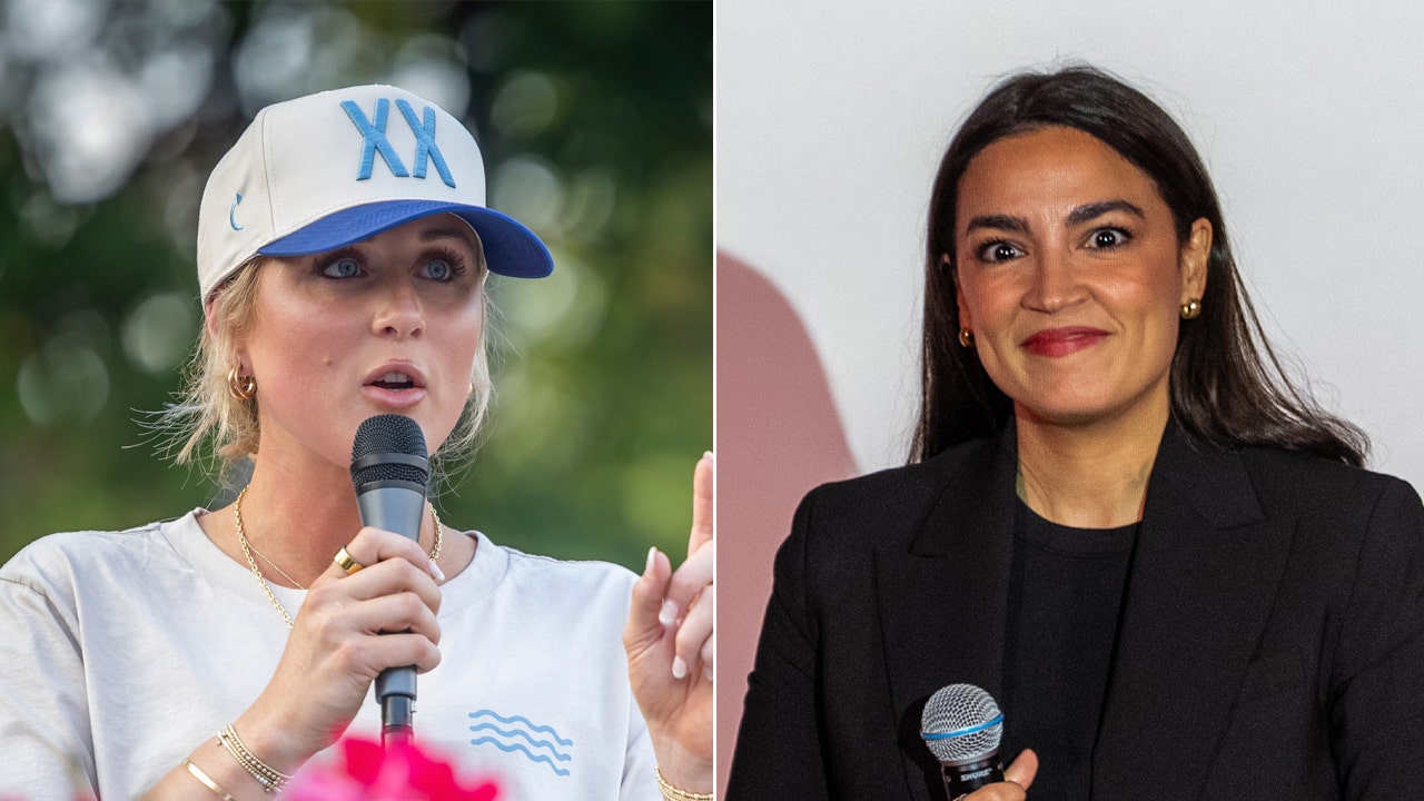 Riley Gaines challenges AOC to debate after social media spat