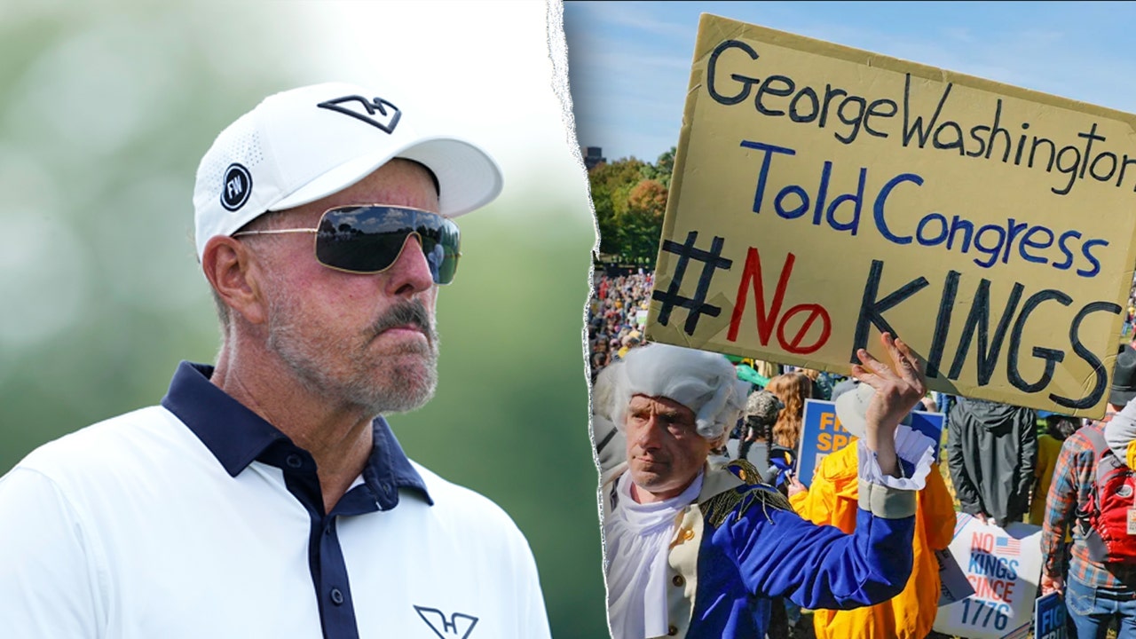Golf legend Phil Mickelson takes subtle jab at Biden admin in ‘No Kings’ day post