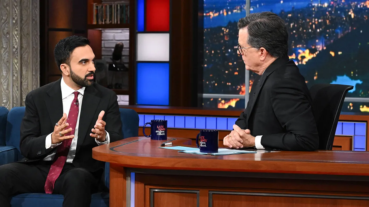 Mamdani says Colbert show shocked him when producer pitched ‘game’ to discuss Israel-Hamas war