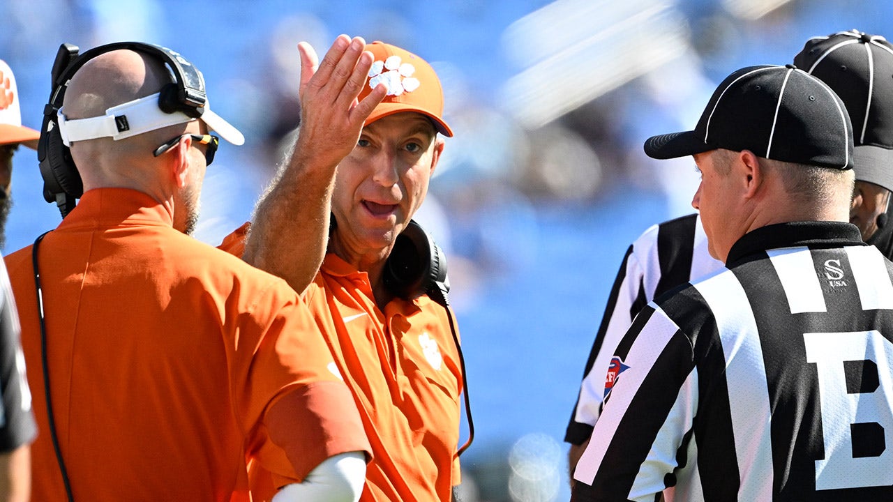 Clemson’s Dabo Swinney still upset with college football officiating