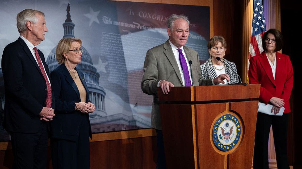 Eight Senate Democrats break ranks with party leadership to end historic government shutdown Eight Senate Democrats break ranks with party leadership to end historic government shutdown