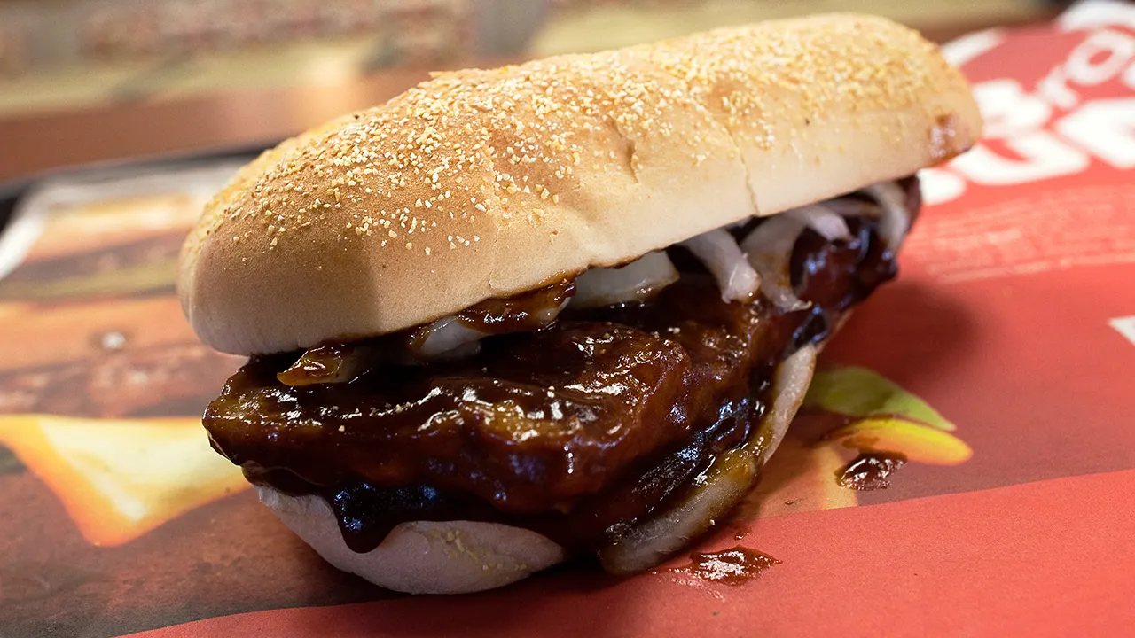 McDonald's McRib sandwich officially returns to select U.S. locations for a limited time. (David Paul Morris/Getty Images)