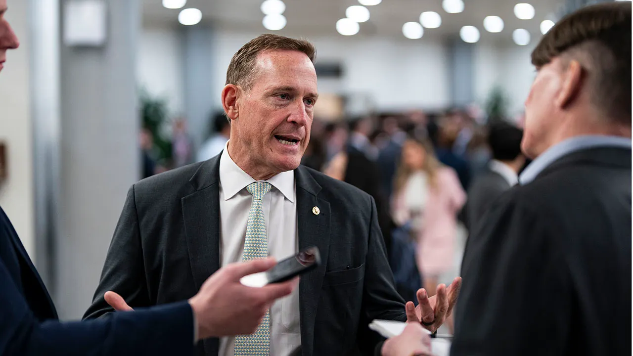 Sen. Ted Budd, R-N.C., wants to prevent DOJ grants from flowing to cities that arrest NATO allies, a direct response to New York City mayor-elect Zohran Mamdani's vow to arrest Israeli Prime Minister Benjamin Netanyahu. (Al Drago/Getty Images)