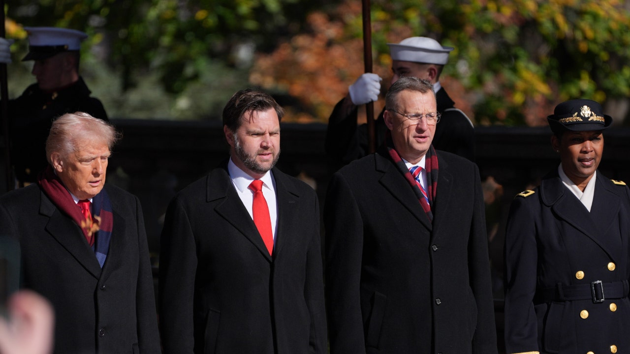 Trump lays wreath at Tomb of the Unknown Soldier at Arlington National Cemetery on Veterans Day
