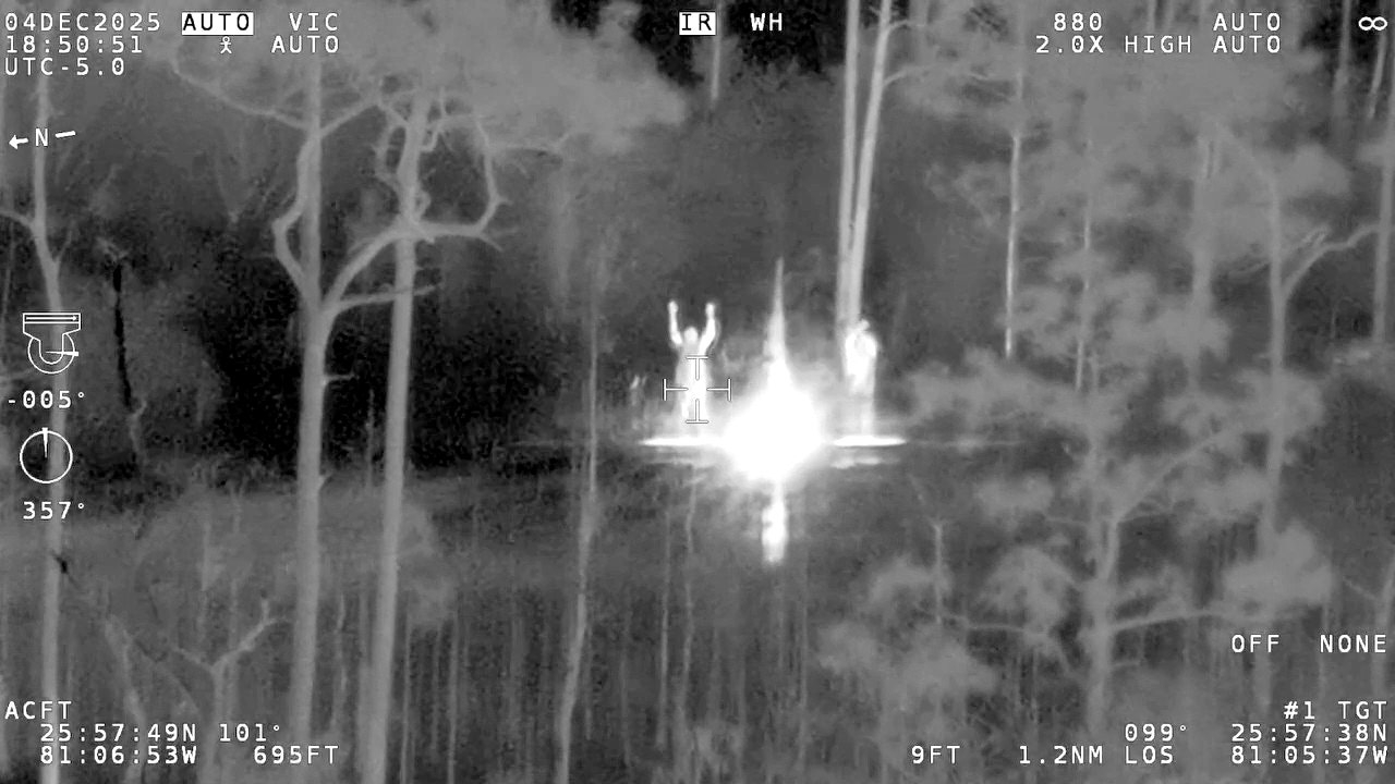 Barefoot father and son airlifted from Everglades mudhole after ATV runs out of gas: ‘Alligators are hungry’