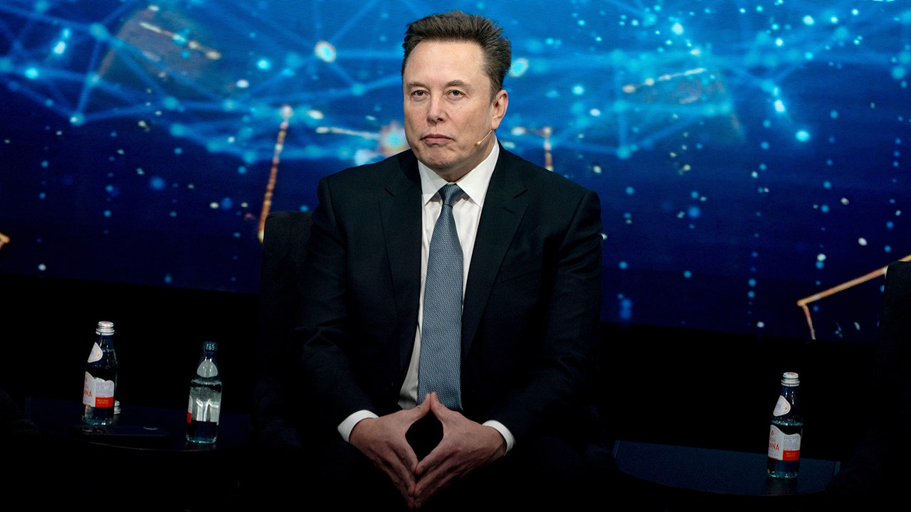 Elon Musk, chief executive officer of Tesla Inc., during the US-Saudi Investment Forum at the Kennedy Center in Washington, DC, US, on Wednesday, Nov. 19, 2025 (Stefani Reynolds/Bloomberg via Getty Images)