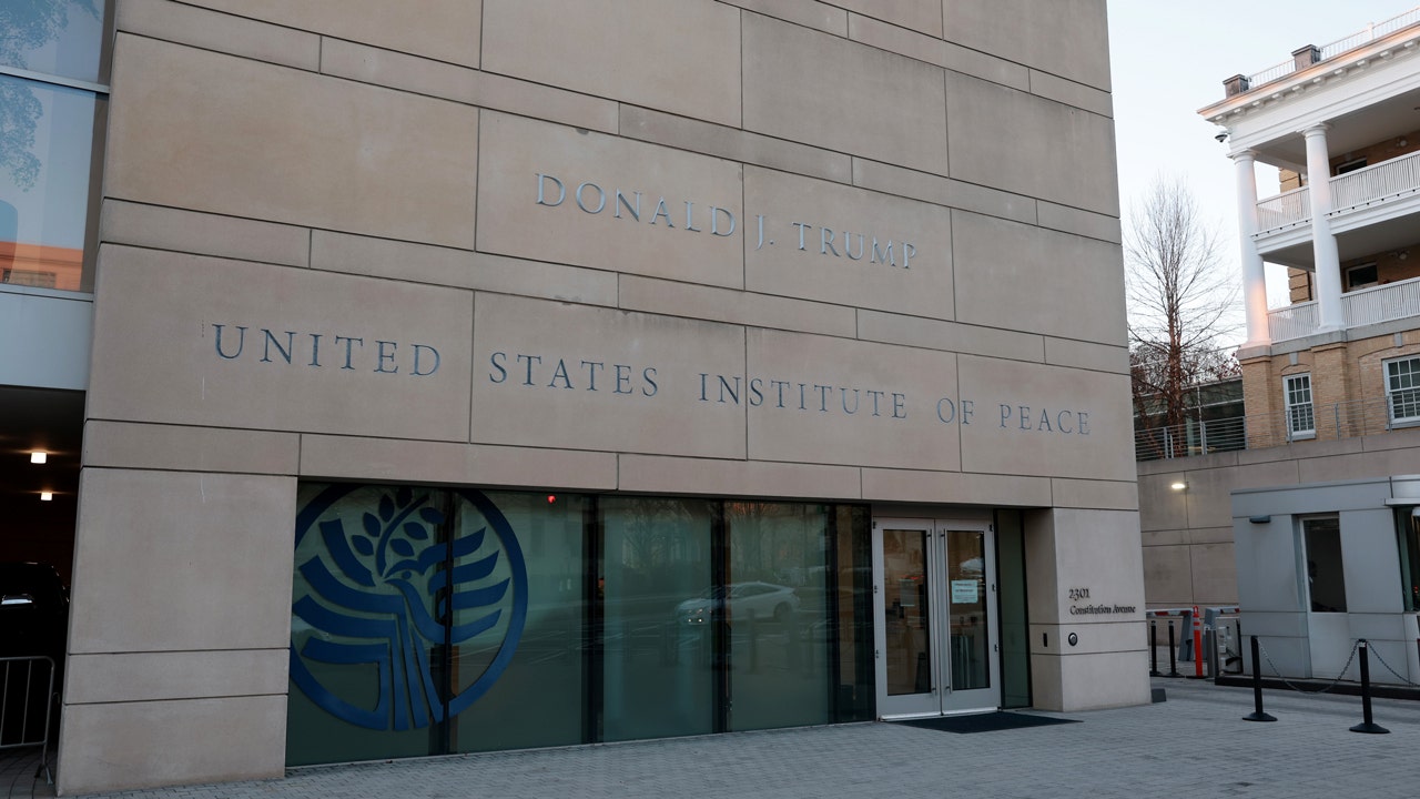 US Institute of Peace officially renamed for Trump as White House moves to dismantle agency: ‘Congratulations’ US Institute of Peace officially renamed for Trump as White House moves to dismantle agency: ‘Congratulations’