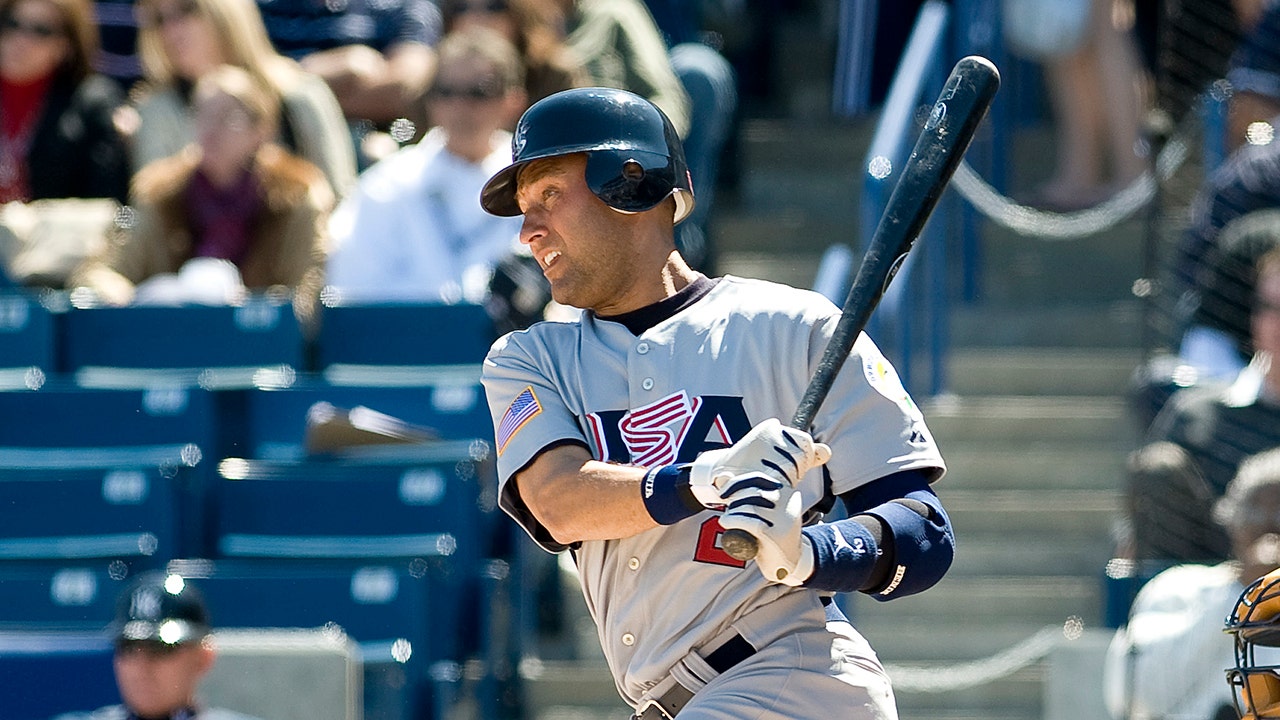 Derek Jeter recalls the only time he played against Yankees teammates – as Team USA’s shortstop Derek Jeter recalls the only time he played against Yankees teammates – as Team USA’s shortstop
