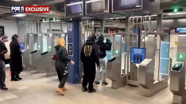 NYC’s $1.1B subway fare gates mocked online as riders easily bypass barriers