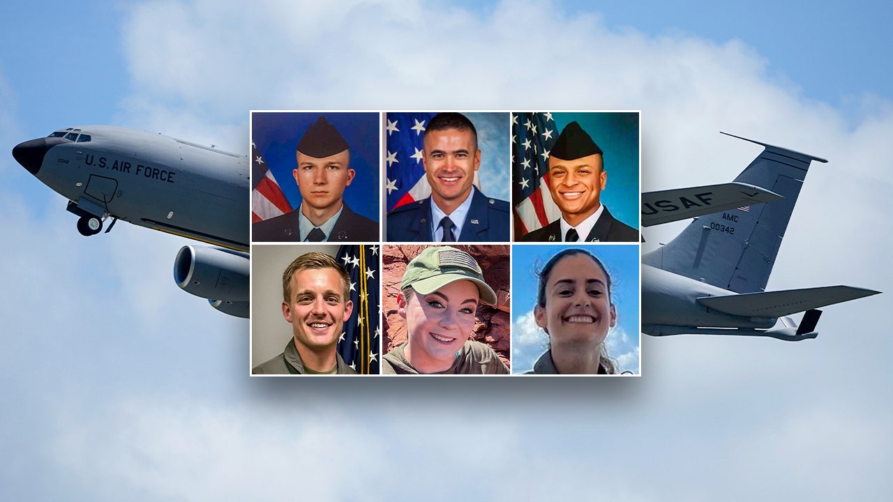 Pentagon identifies 6 US airmen killed in KC-135 tanker crash in Iraq Pentagon identifies 6 US airmen killed in KC-135 tanker crash in Iraq