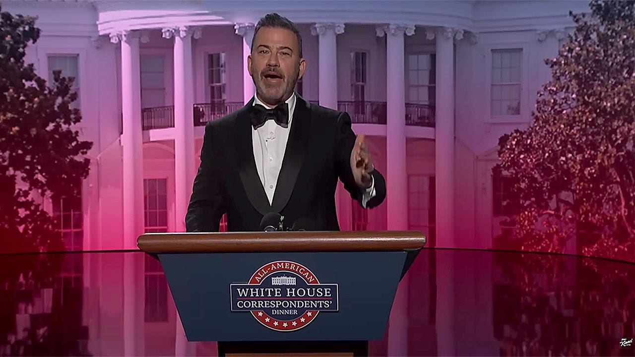 Kimmel calls Melania Trump an ‘expectant widow’ before White House Correspondents’ Dinner shooting