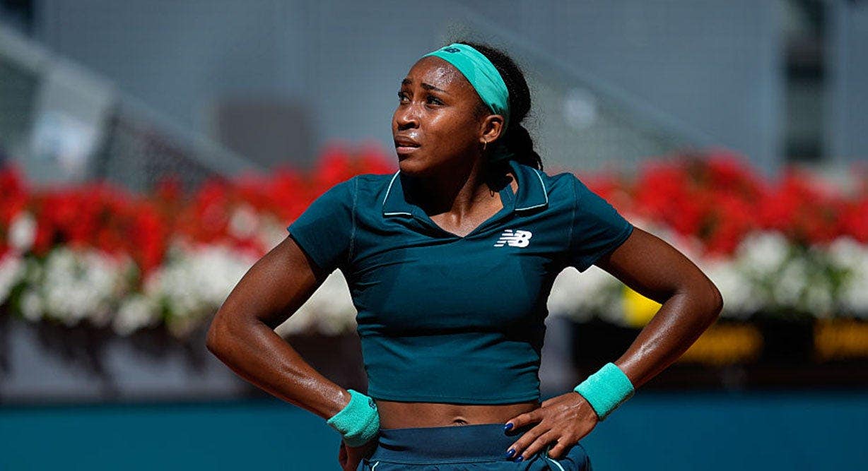 Coco Gauff vomits mid-match, still secures win as illness rips through Madrid Open