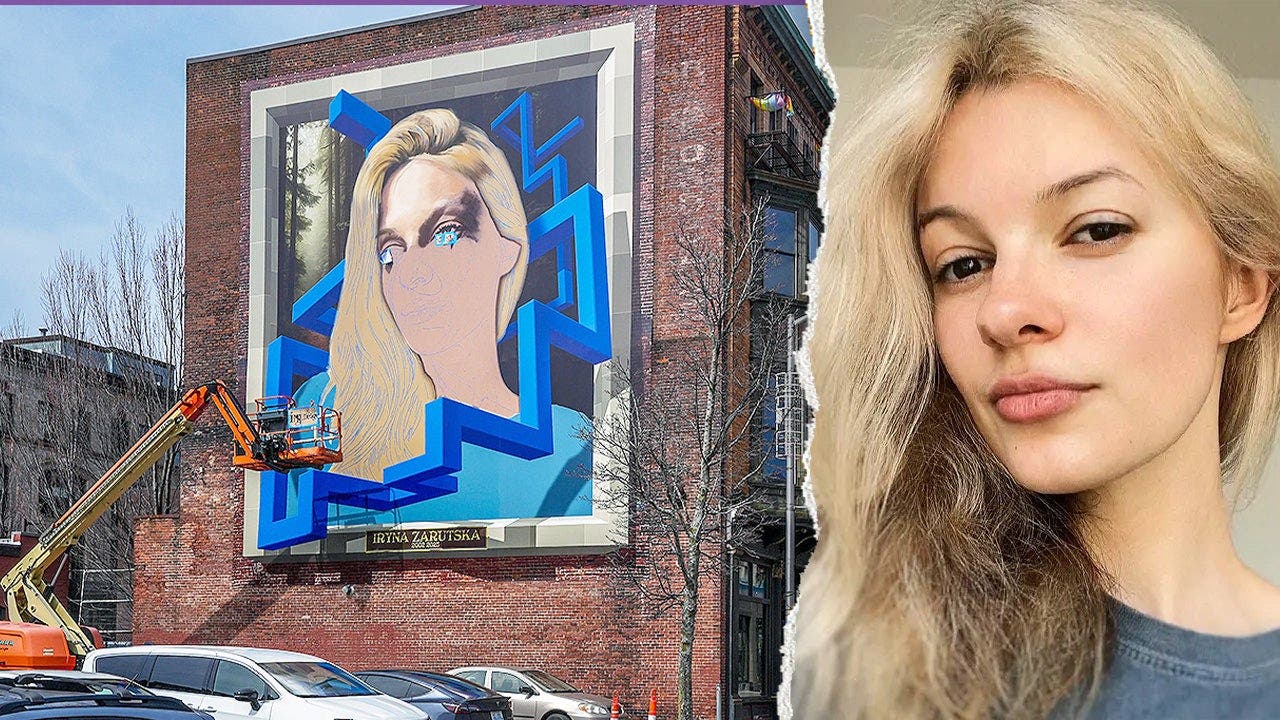 Mural honoring murdered Ukrainian refugee Iryna Zarutska taken down in Providence after local outrage