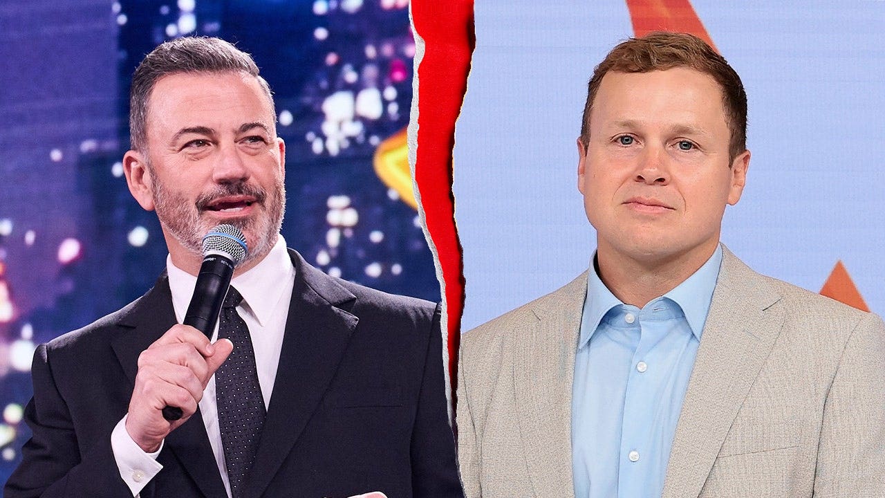 Jimmy Kimmel attacks fire victim Spencer Pratt as ‘screaming jerk,’ lectures LA voters about mayoral election Jimmy Kimmel attacks fire victim Spencer Pratt as ‘screaming jerk,’ lectures LA voters about mayoral election