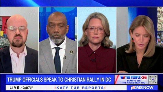 MS NOW host roasted for questioning if Mike Johnson is putting 'God over the Declaration of Independence'