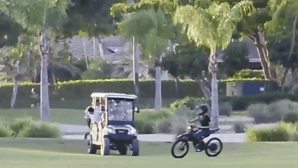 Video shows teens carving up golf course greens in reckless stunt, police say