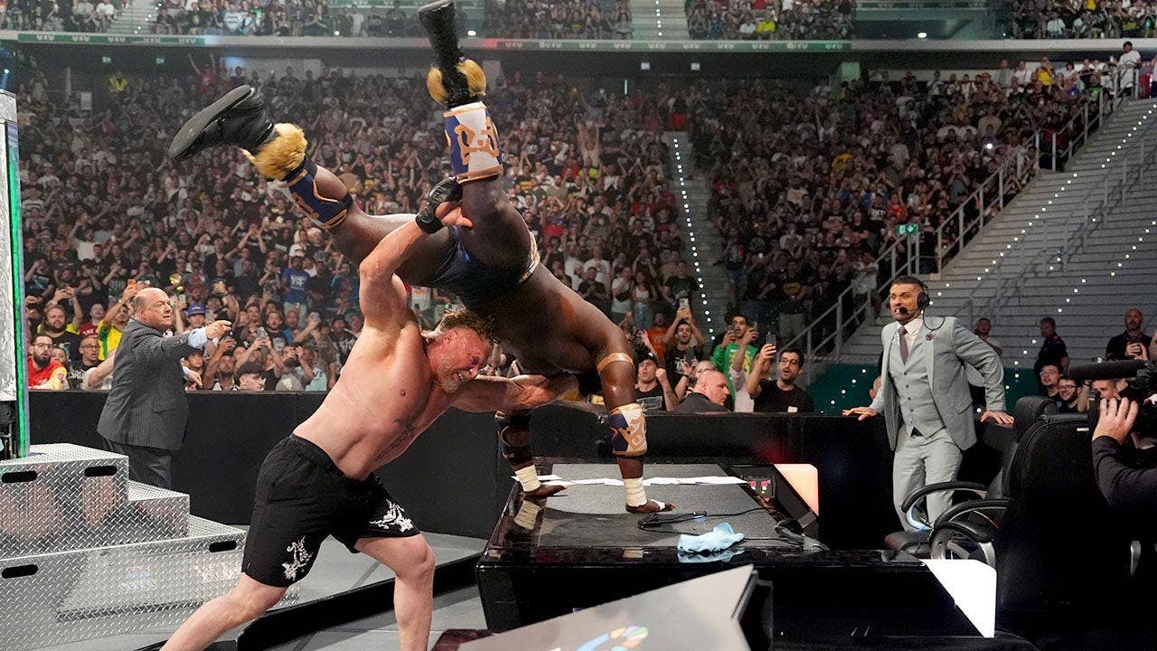 Brock Lesnar conquers Oba Femi in epic second match of rivalry at WWE Clash in Italy