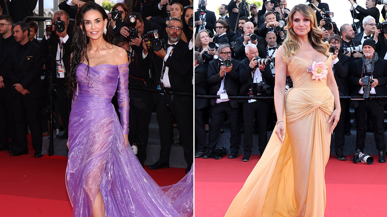 Demi Moore rocks a red gown at Cannes as celebs shine on the carpet Demi Moore rocks a red gown at Cannes as celebs shine on the carpet