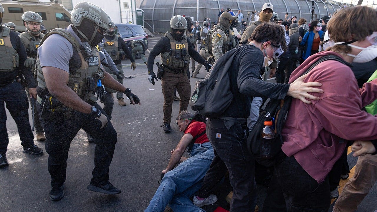 Gov. Sherrill deploys state police to Newark ICE facility after clashes