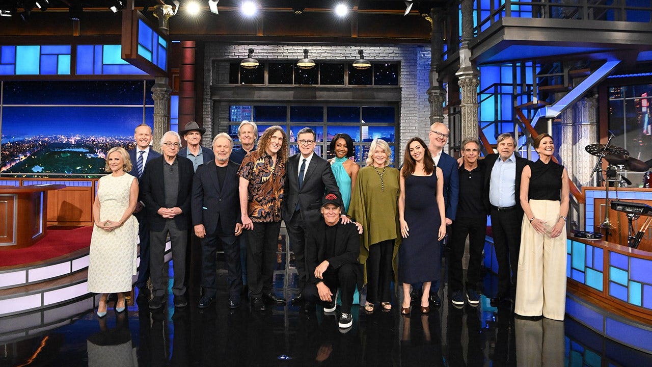 Viral staff photo reveals just how bloated Stephen Colbert's 'Late Show' operation really was