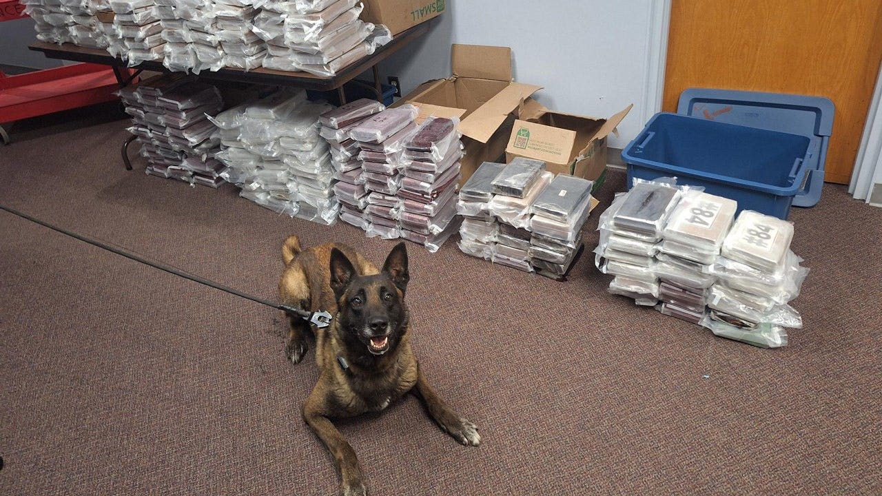 Nebraska K9 Got Dat Work: Half a Ton of Cocaine Off the Streets