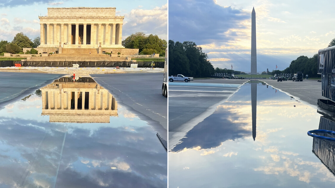 Trump shares stunning photos of Lincoln Memorial Reflecting Pool renovation, says project is ahead of schedule Trump shares stunning photos of Lincoln Memorial Reflecting Pool renovation, says project is ahead of schedule