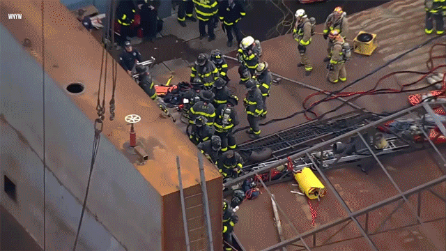 At least 1 killed, 34 firefighters and EMS workers injured in 'major' Staten Island shipyard explosion: FDNY